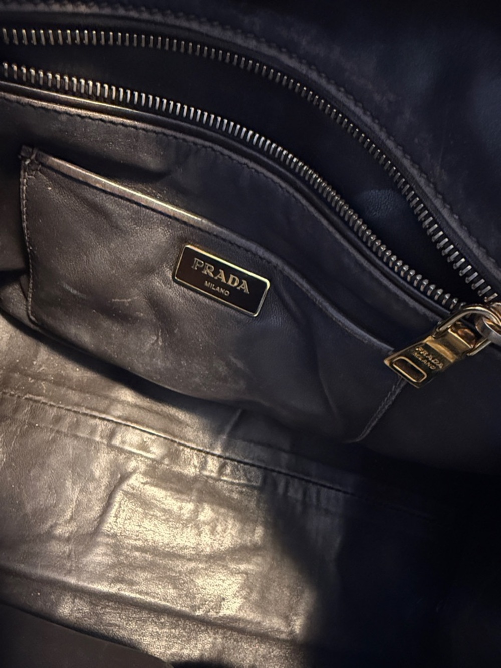 Prada Gingham Bowling Bag - Picture 4 of 5